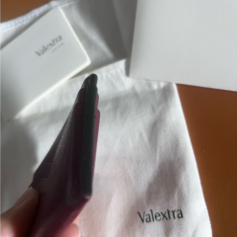 Authentic Valextra Red Leather Card Holder - Picture 4 of 9